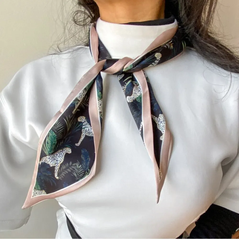 Leopard print Scarf #2177